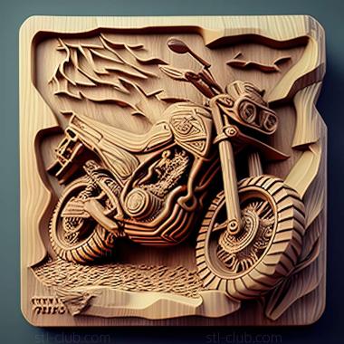 3D модель Yamaha XT660X (STL)